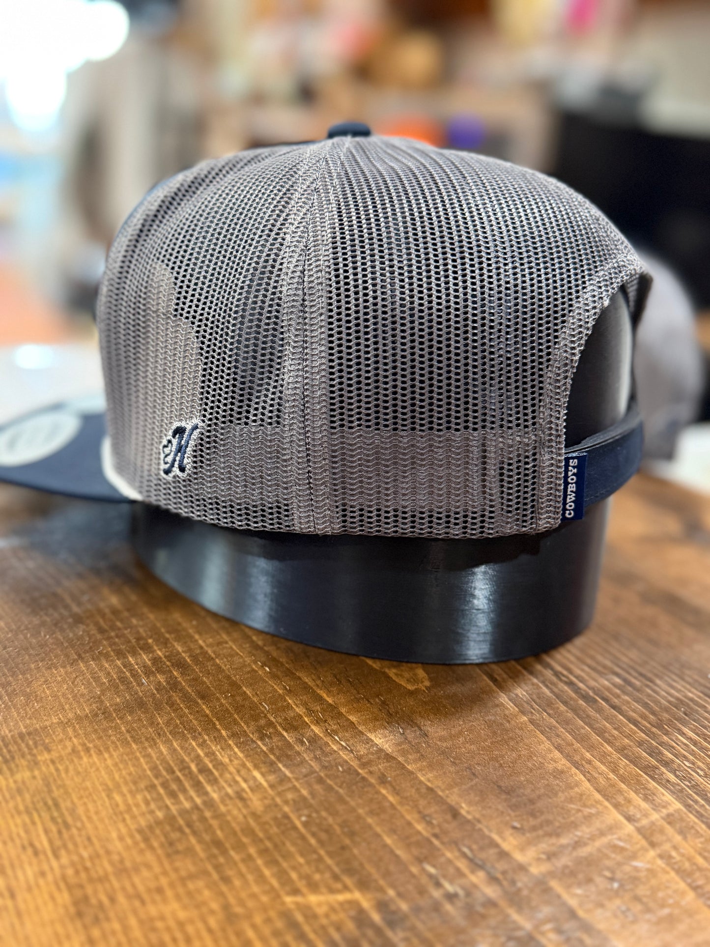 "DALLAS COWBOYS" HAT NAVY/GREY W/SCRIPT LOGO 🧢 (Copy)