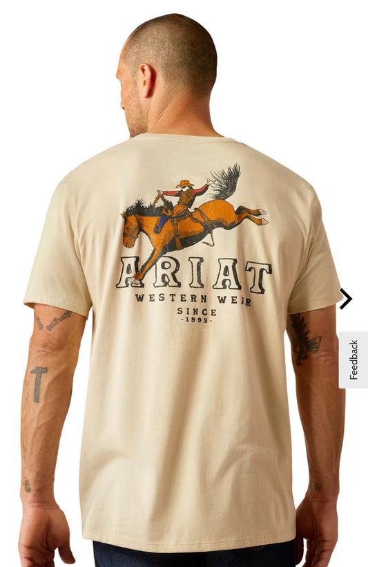 Men’s Ariat Bronc Rodin Heritage SS Tee 🤠