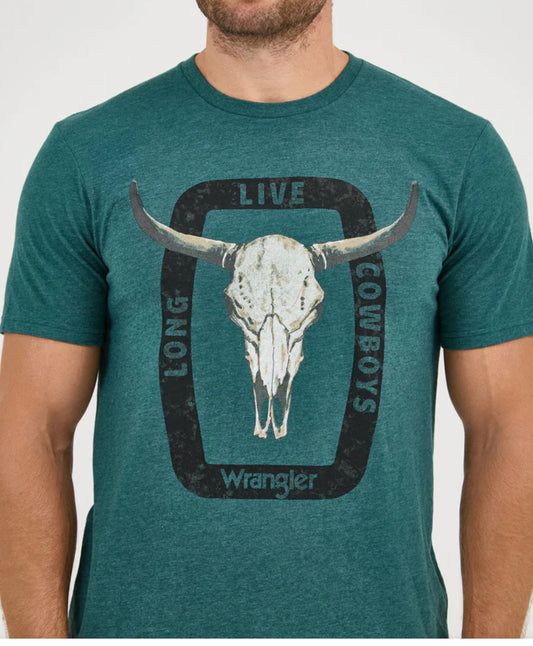 Wrangler Sea Moss Men's Steerhead Graphic T-Shirt