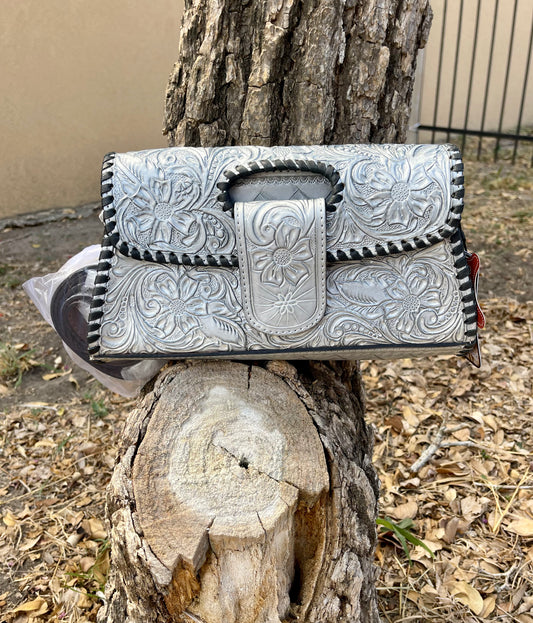 Silver Coin Crossbody