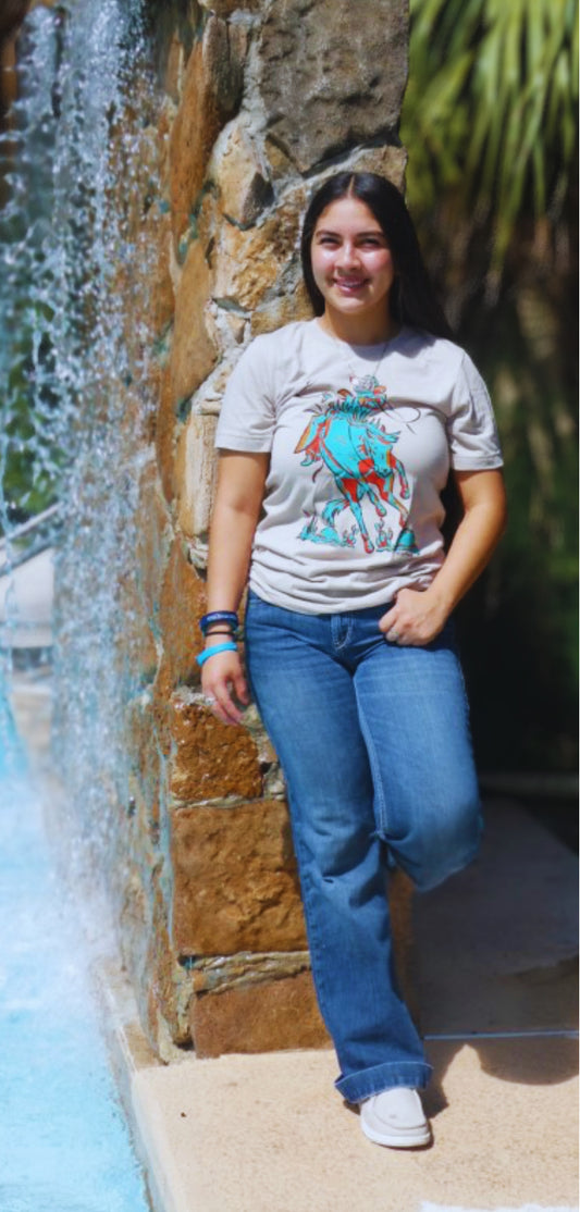 Desert Sunset Cowboy Tee