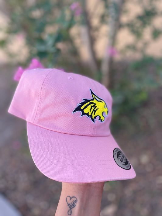 Pink Bobcat Cap
