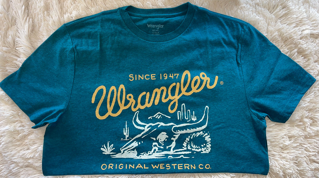Wrangler Men's Bull Scene Tee
