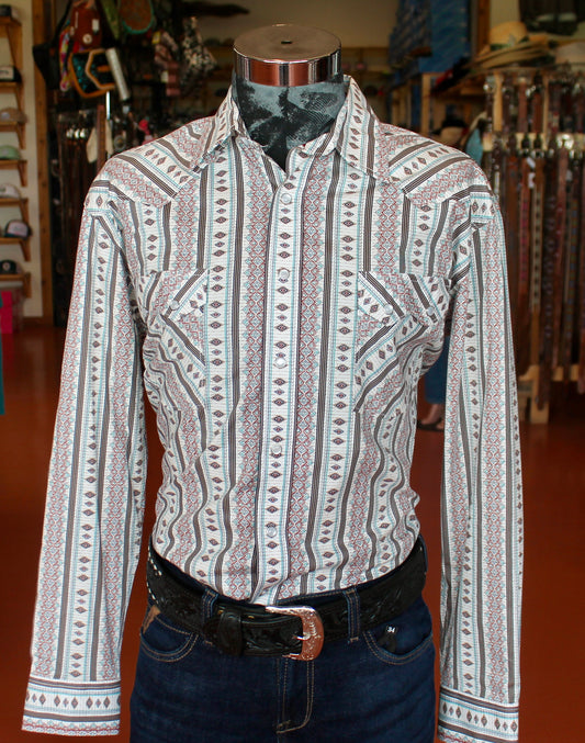 Panhandle Men's Southwestern Pearl-Snap