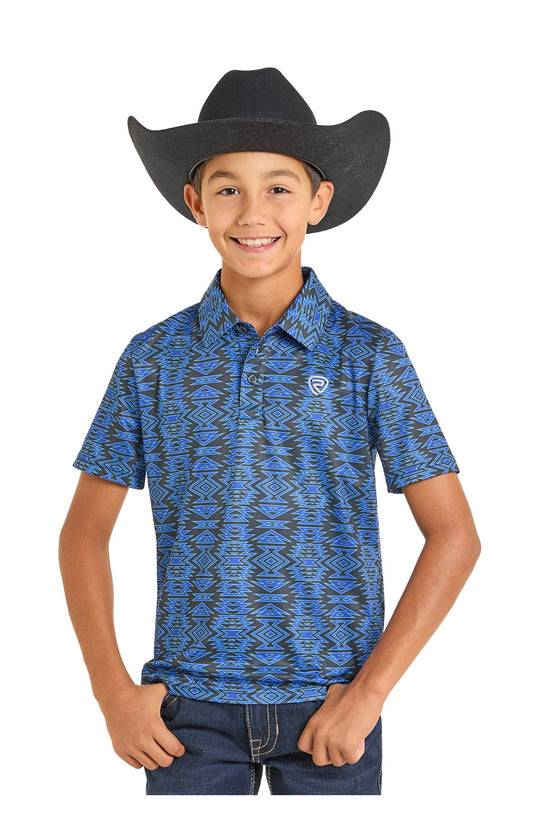 Boys ROCK & ROLL AZTEC POLO