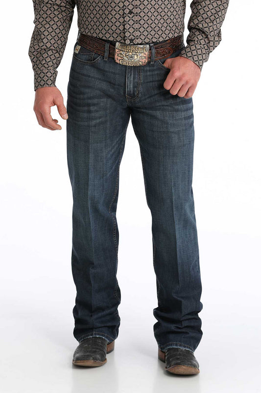 Cinch Grant Relaxed Boot Cut Jeans - Medium Stone