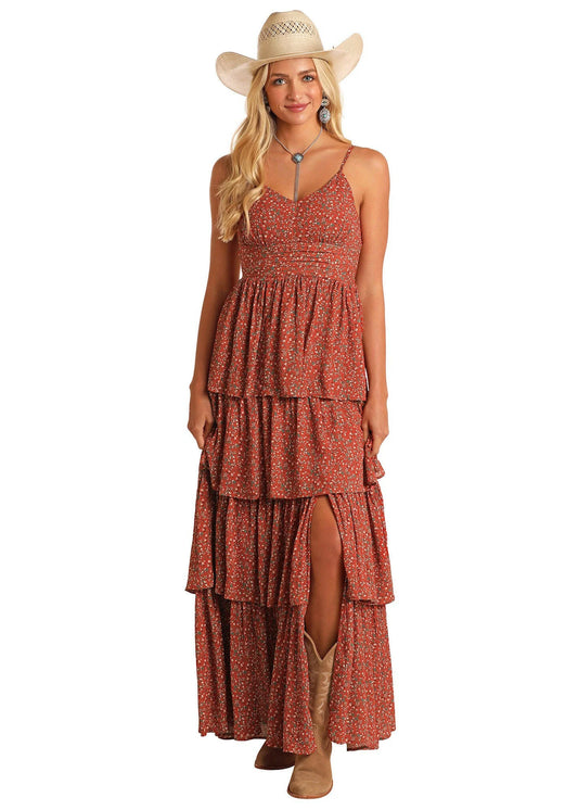 Rock & Roll Tiered Maxi Dress