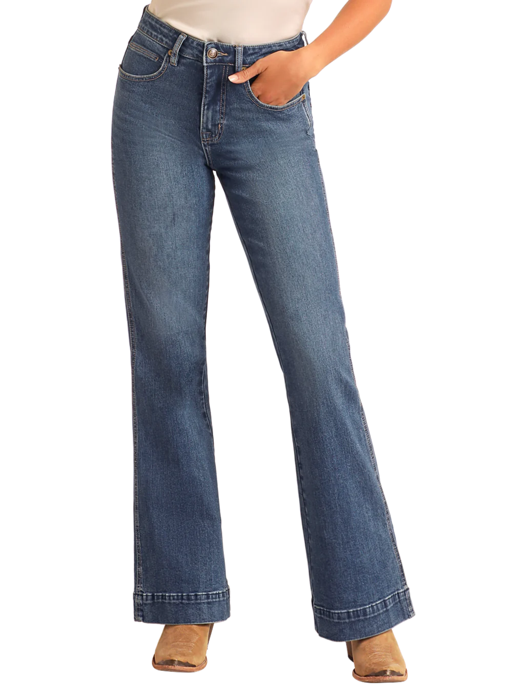 R&R Classic High Rise Trouser
