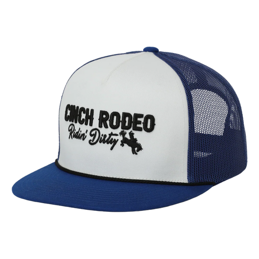 Cinch Men's Royal Blue "Ridin' Dirty" Trucker Cap MCC0600618