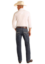 Load image into Gallery viewer, R&amp;R Alpha Tapered Bootcut Jeans
