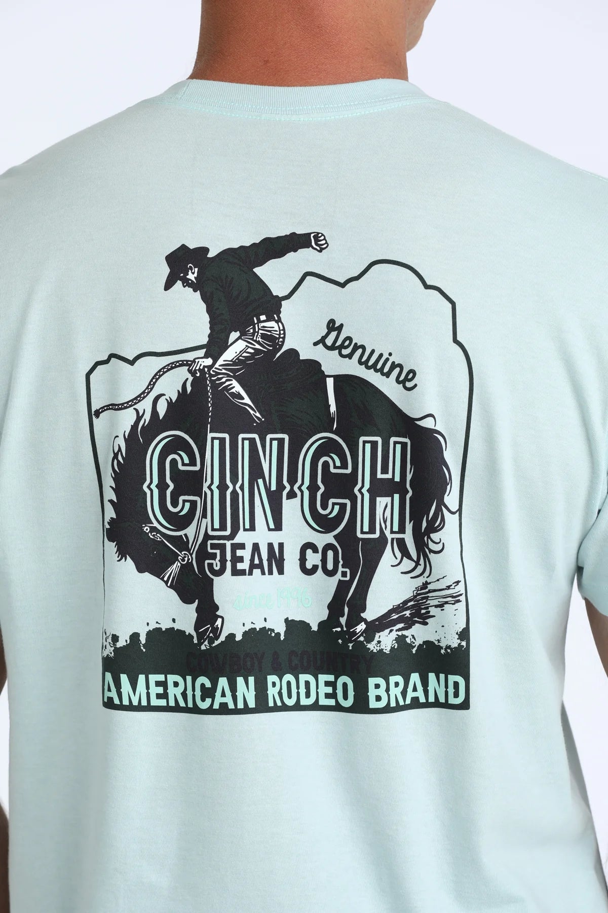 CINCH MEN'S MINT AMERICAN RODEO GRAPHIC TEE MTT1690732