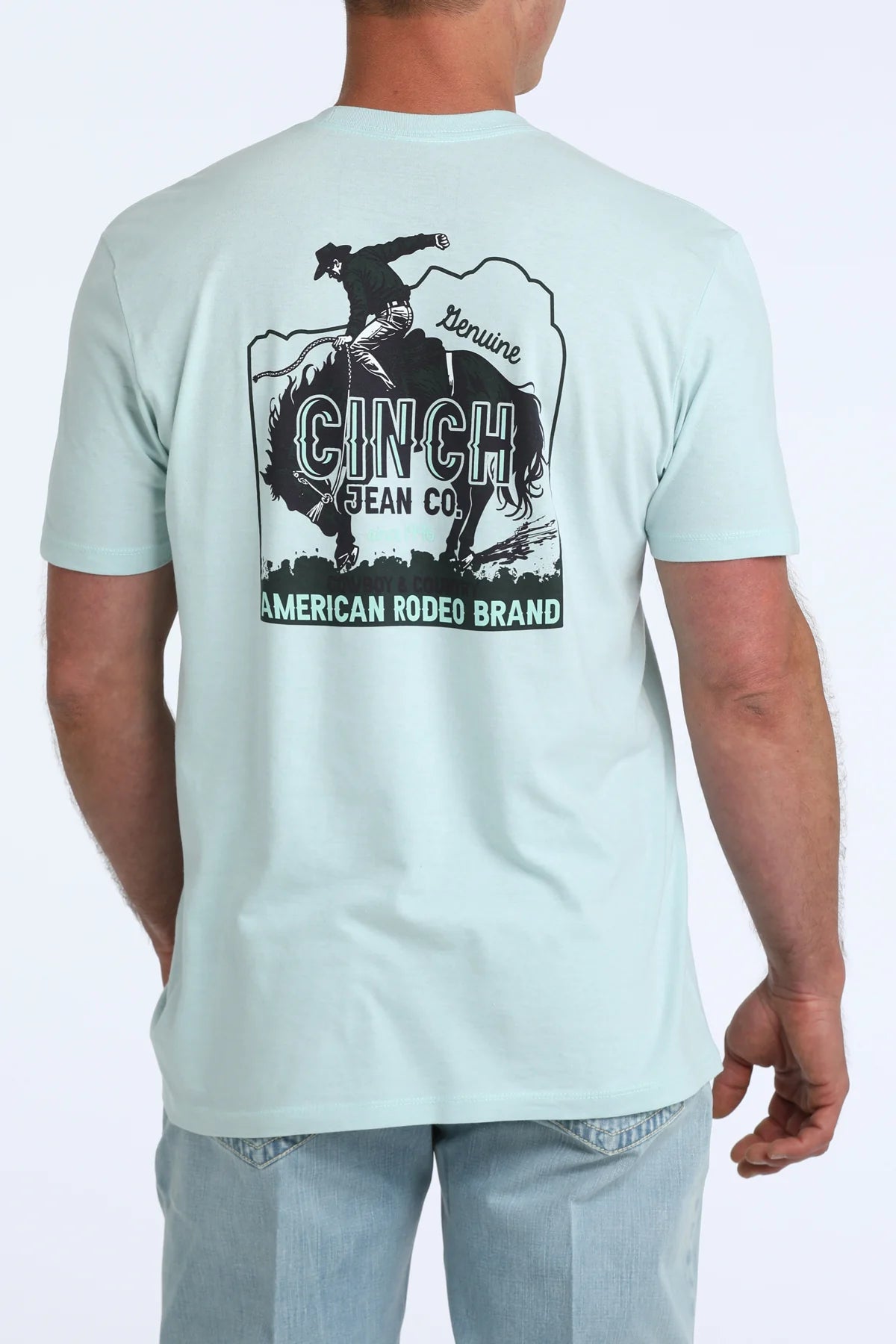 CINCH MEN'S MINT AMERICAN RODEO GRAPHIC TEE MTT1690732