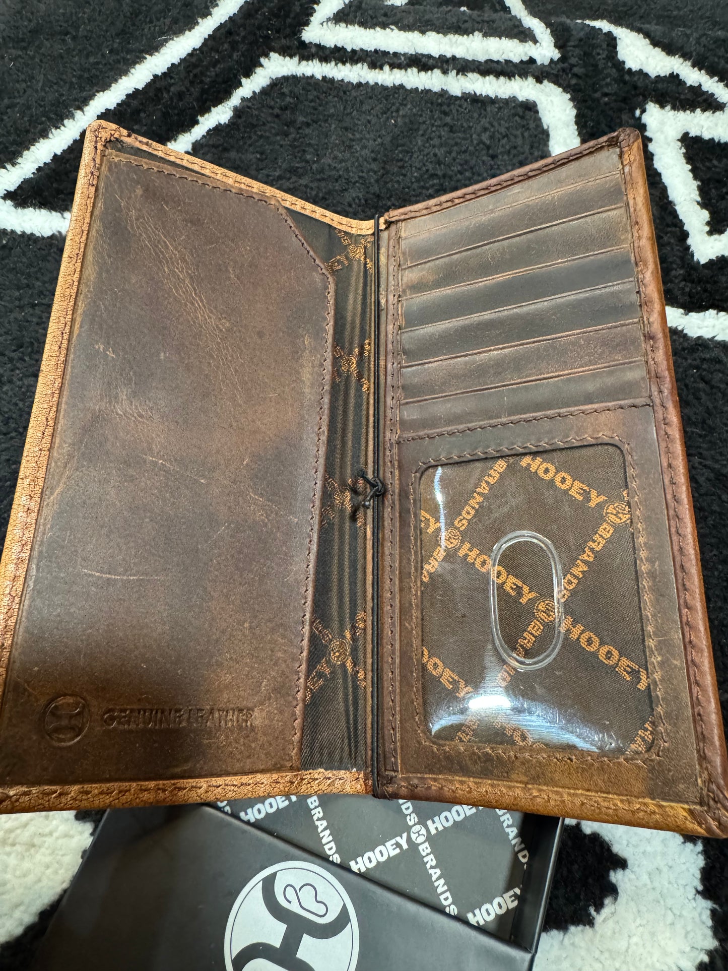 Gambler Tan Playing Card Hooey wallet