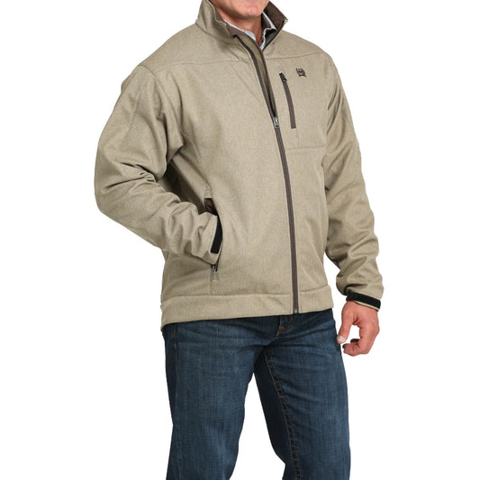 Cinch Men's Stone Brown Bonded Zip Jacket