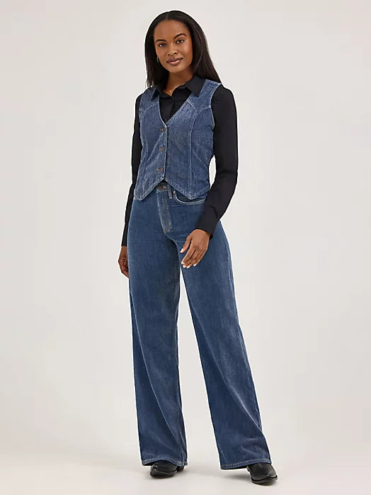 WOMEN'S WRANGLER AIRY DENIM VEST