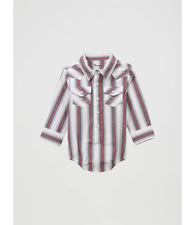 112369514 Wrangler Baby Boy Striped Onesie