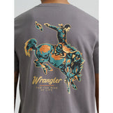 Men's Wrangler Bucking Cowboy Back Graphic T-Shirt