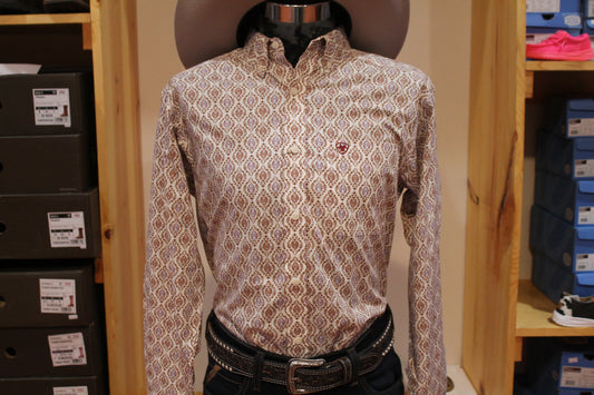 Men’s Ariat Grey Brick Long Sleeve
