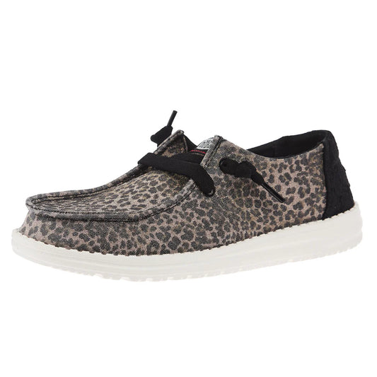HEYDUDE Women’s Wendy Sparkle Animal Shoes in Leopard ⭐️