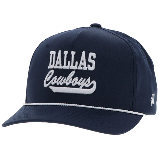 "DALLAS COWBOYS" HAT NAVY W/WHITE LOGO🧢