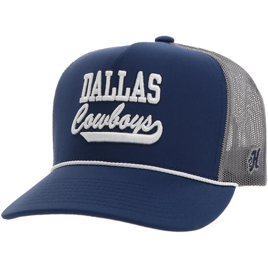 "DALLAS COWBOYS" HAT NAVY/GREY W/SCRIPT LOGO 🧢
