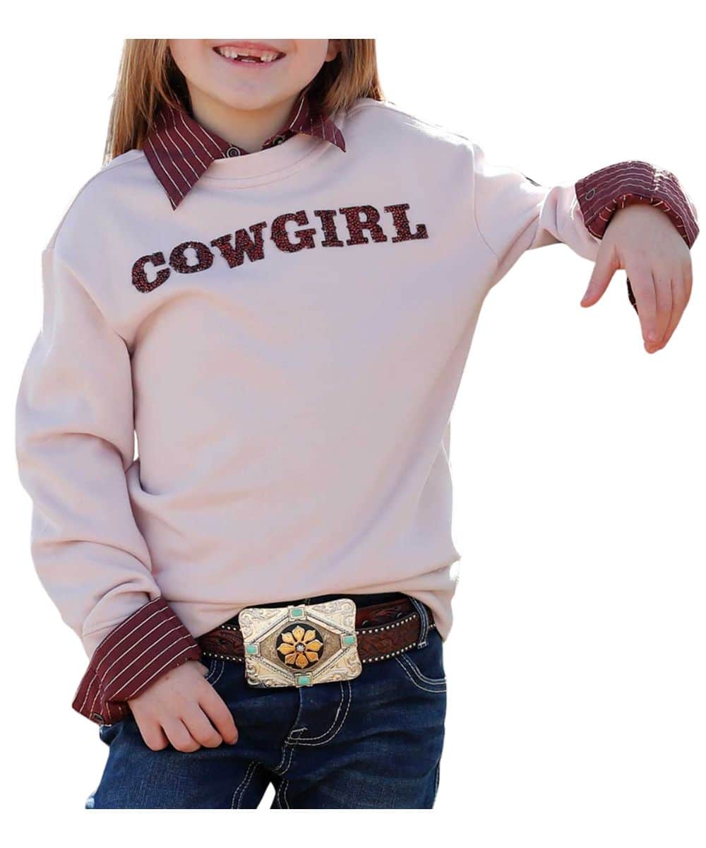 Cruel Girl Girls' Cowgirl Sweatshirt