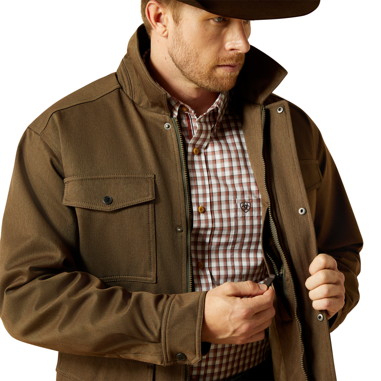 ARIAT ABILENE COAT WREN HEATHER - MENS JACKET - 10062476