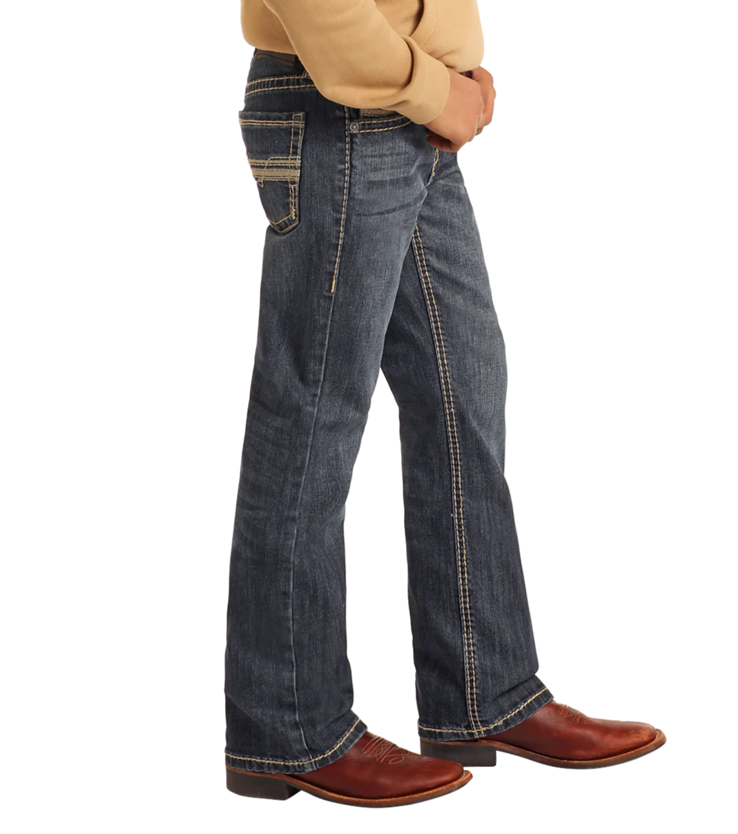 R&R Boys Aiden Bootcut Jeans