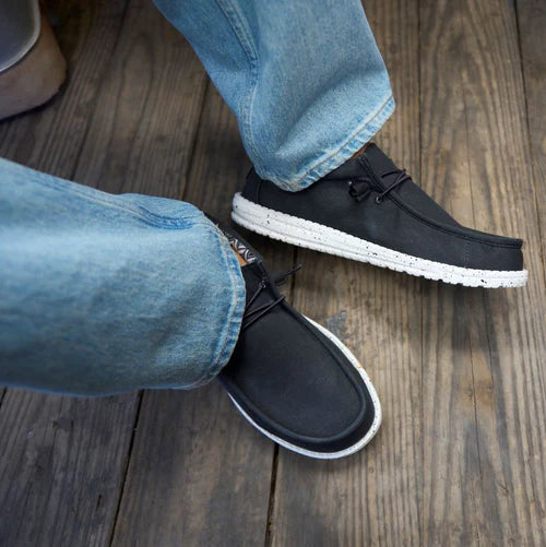 Wally Stretch Canvas-Black/White