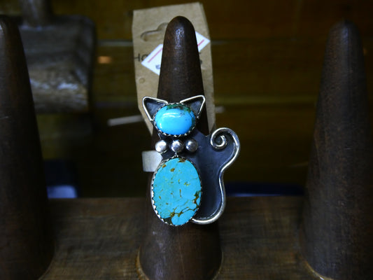 Kingman & White Water Cat Ring