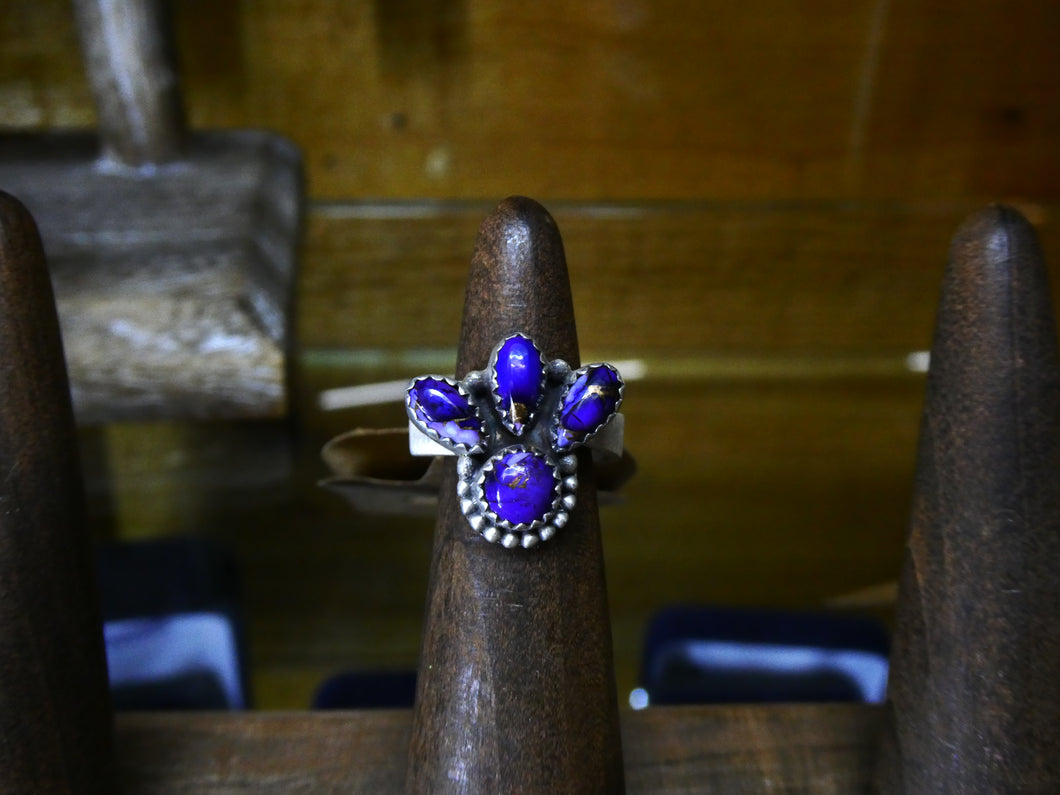 Purple Dahlia Ring