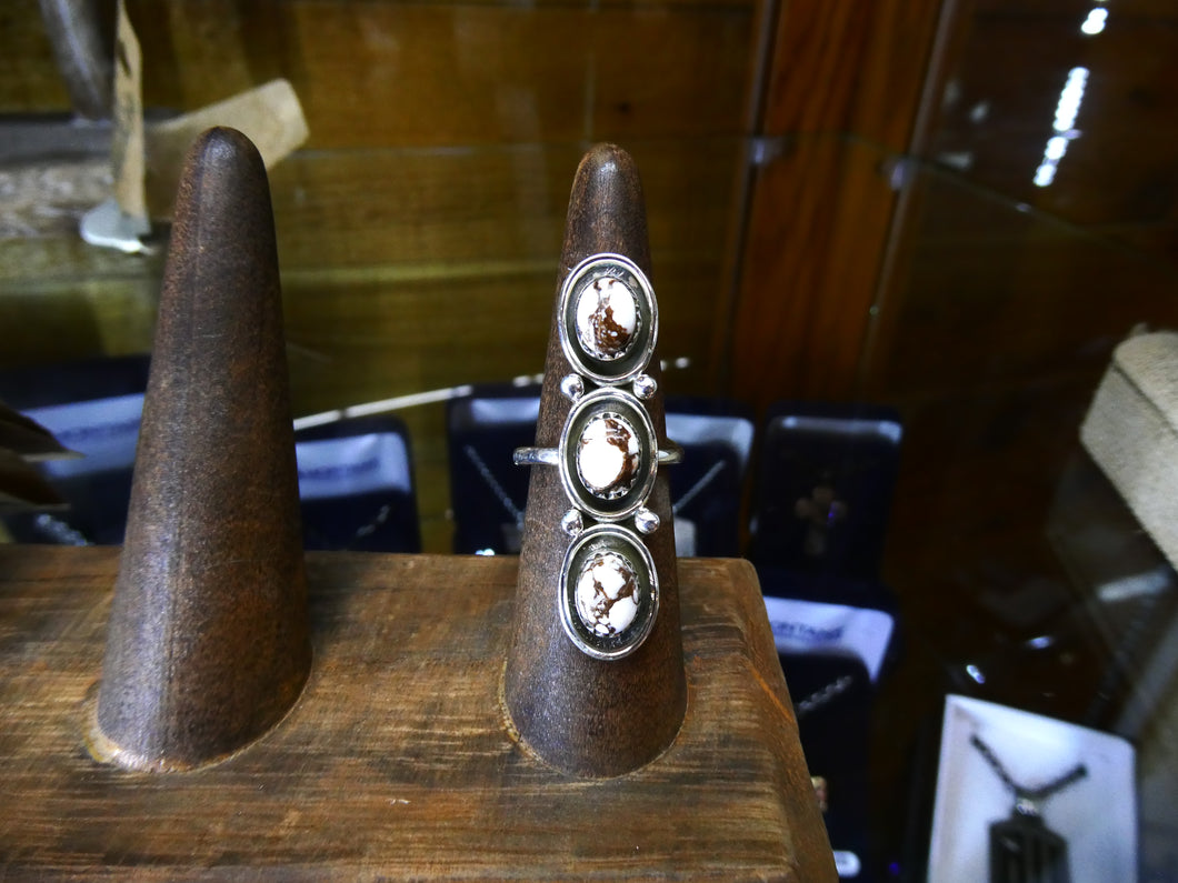 3 Stone Wild horse Ring