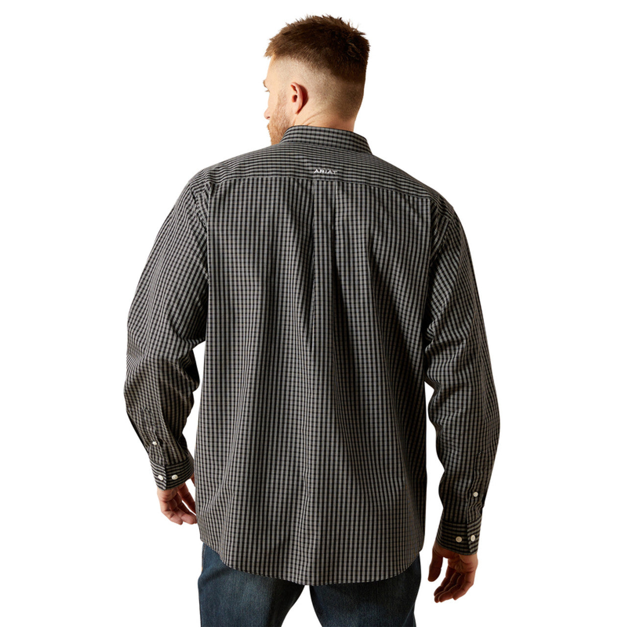ARIAT WF ABLE CLASSIC BLACK PLAID - MENS SHIRT - 10065782