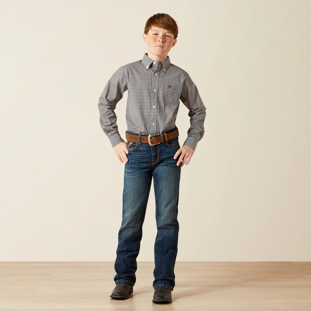 BOYS ARIAT TOBIAS CLASSIC FIT SHIRT - 10065984