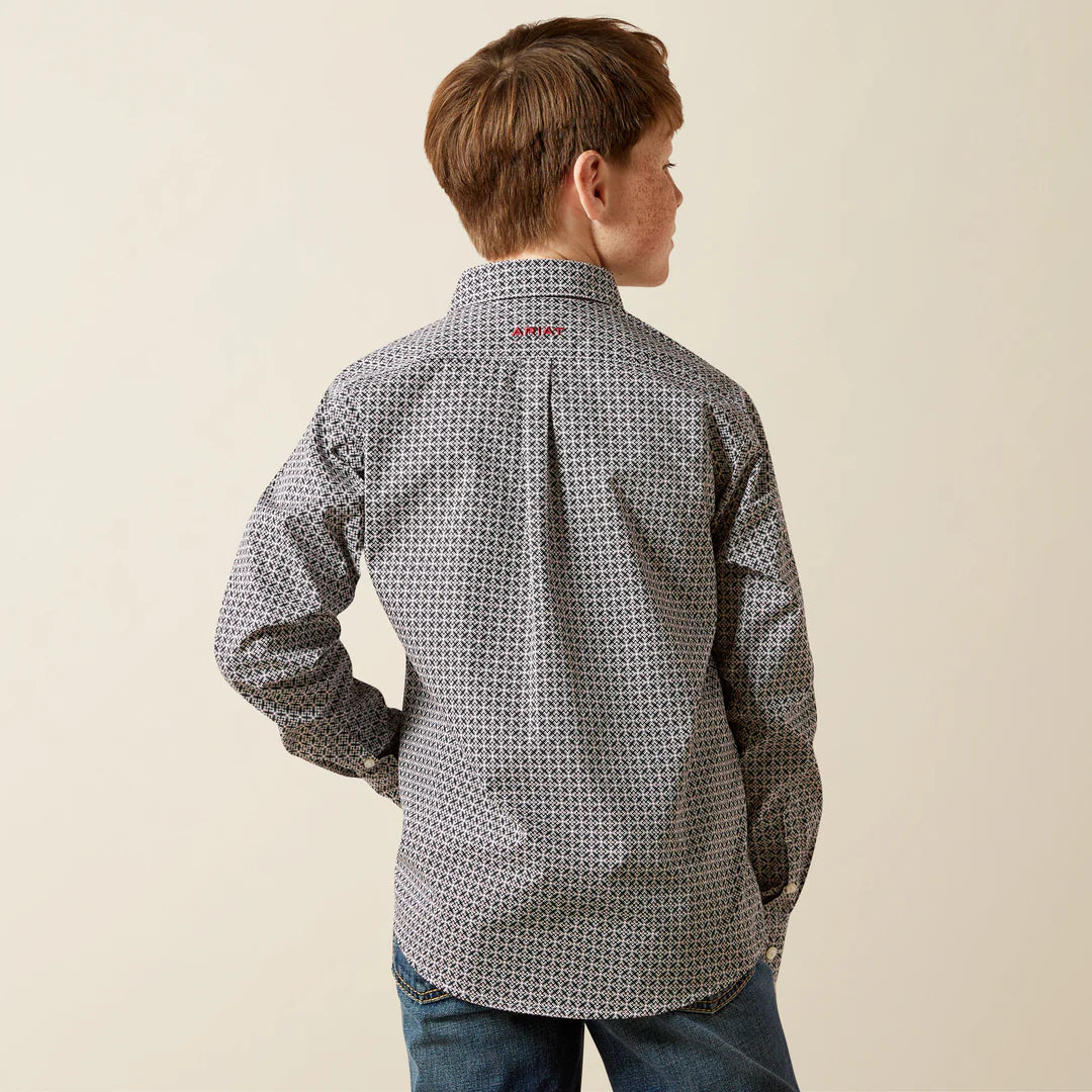 BOYS ARIAT TOBIAS CLASSIC FIT SHIRT - 10065984