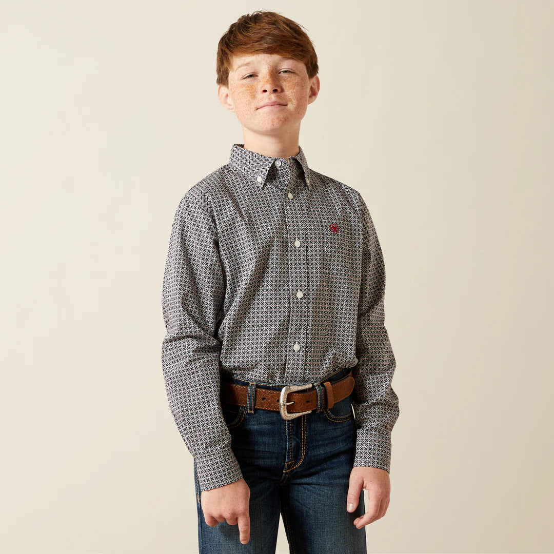 BOYS ARIAT TOBIAS CLASSIC FIT SHIRT - 10065984