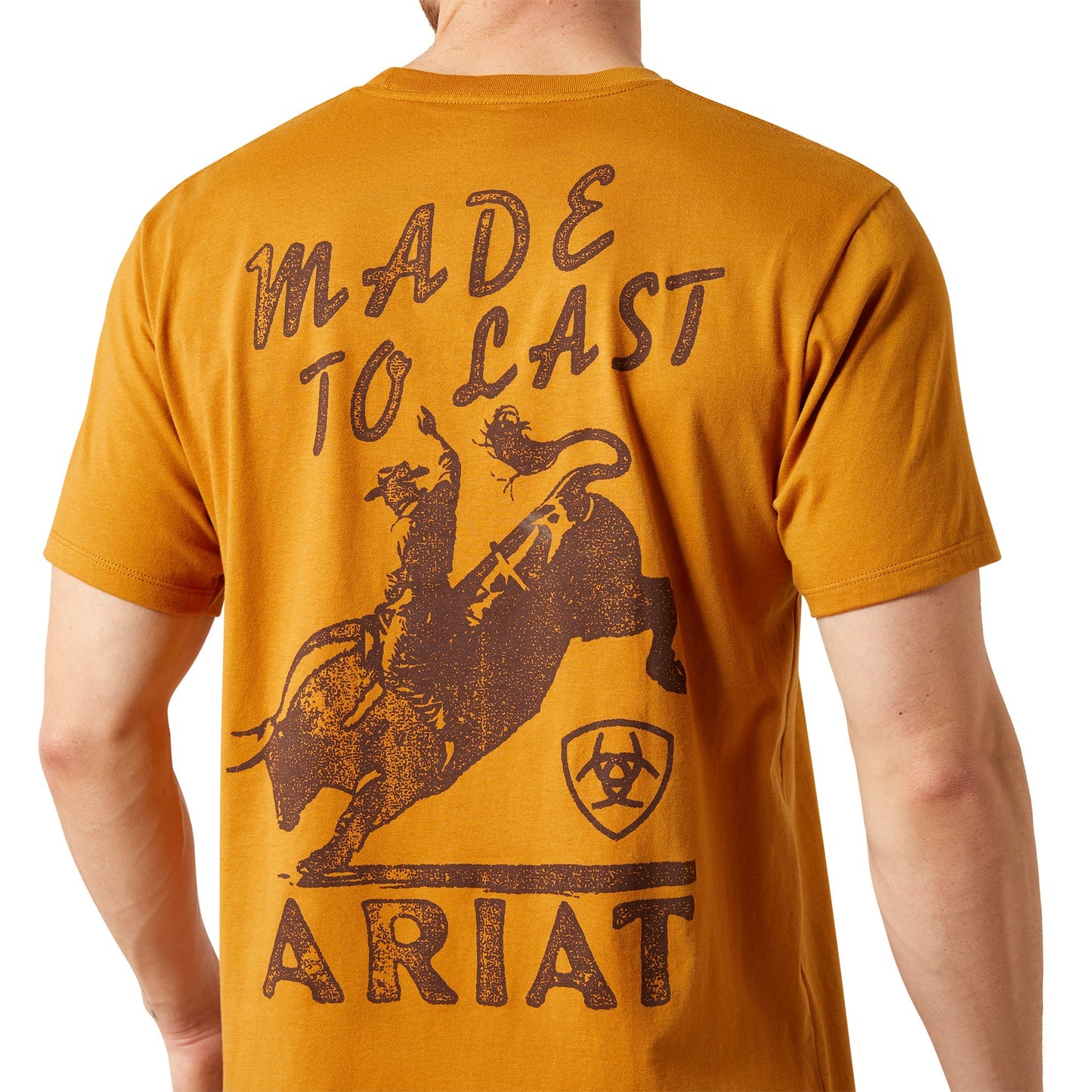 Ariat Men's Bone Brown Big Bull Rider Graphic T-Shirt 10065899