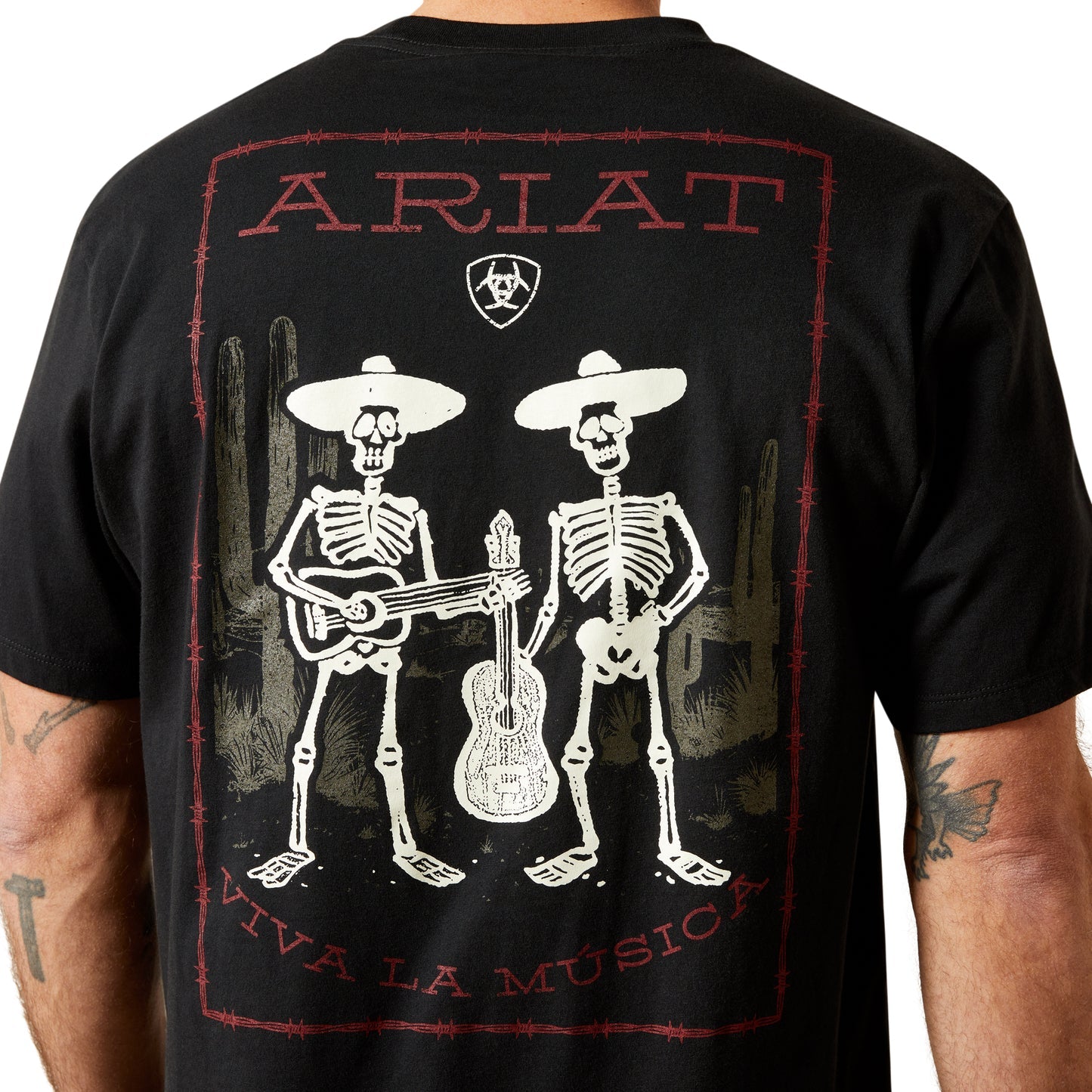 Ariat Men's Grateful Muertos Black T-Shirt 10065895
