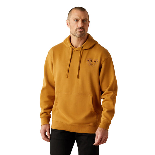Ariat Men's Southwest Simple Brown Hoodie 10062495