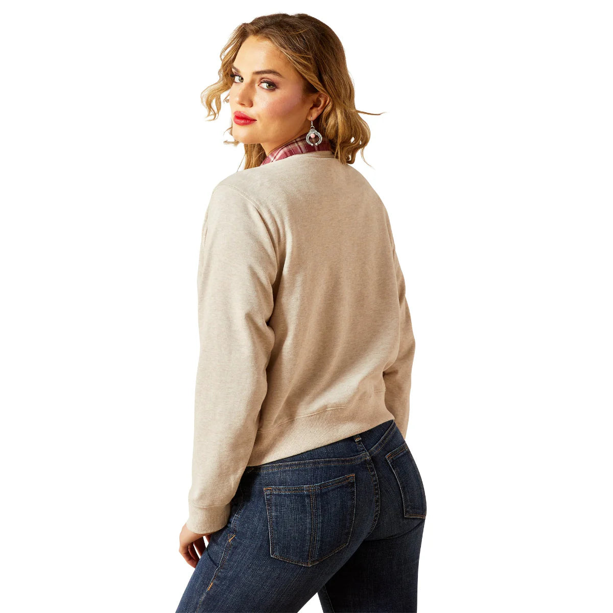 Ariat Ladies Essential Toasted Coconut Crew Sweatshirt 10062736