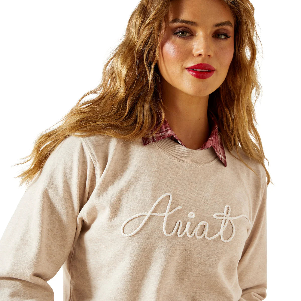 Ariat Ladies Essential Toasted Coconut Crew Sweatshirt 10062736