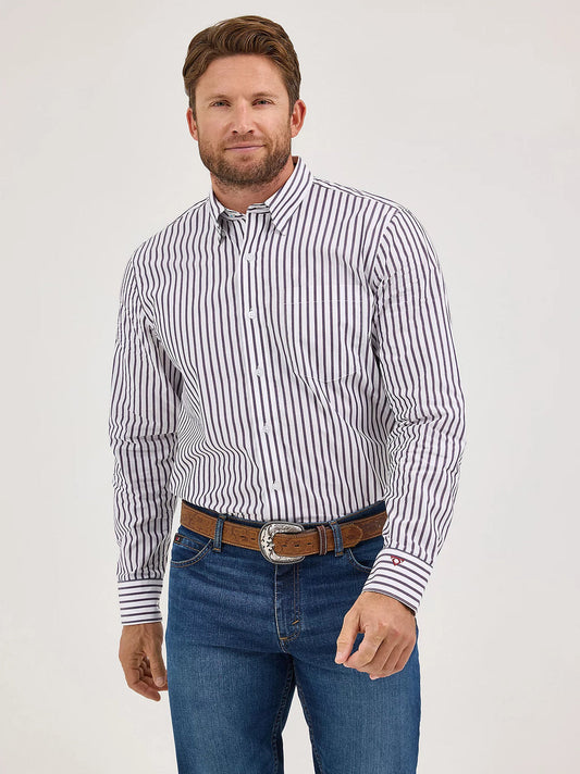 MEN'S WRANGLER CODY JOHNSON ONE POCKET BUTTON DOWN SHIRT