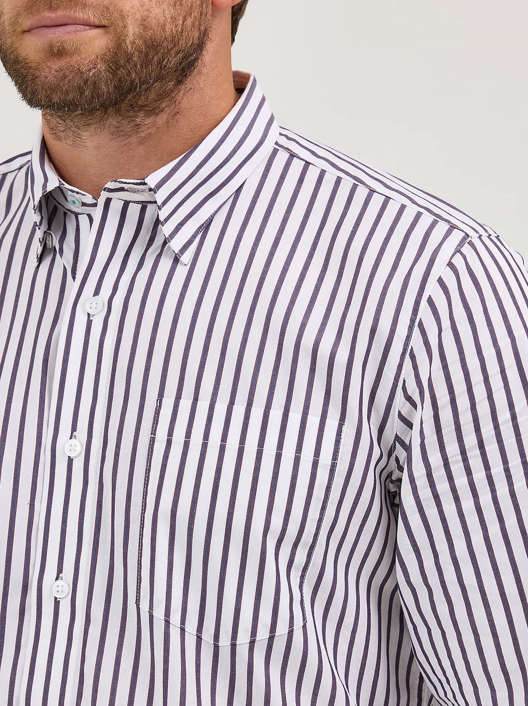 MEN'S WRANGLER CODY JOHNSON ONE POCKET BUTTON DOWN SHIRT