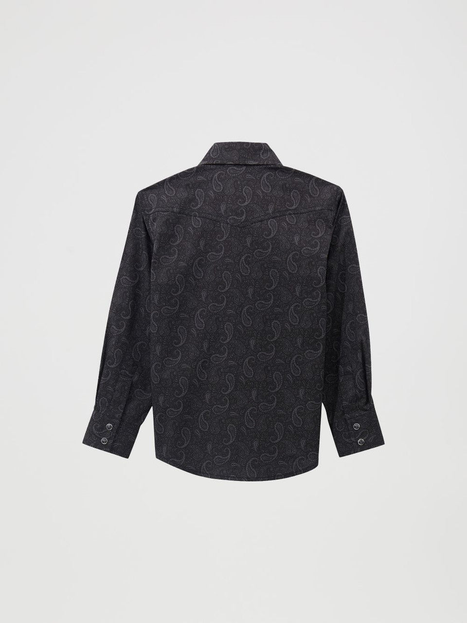 WRANGLER 20X COMPETITION BLACK PAISLEY - KIDS BOYS SHIRT