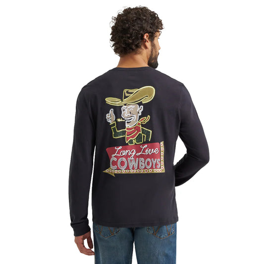 Wrangler Men's Long Live Cowboys Black Beauty T-Shirt 112368560