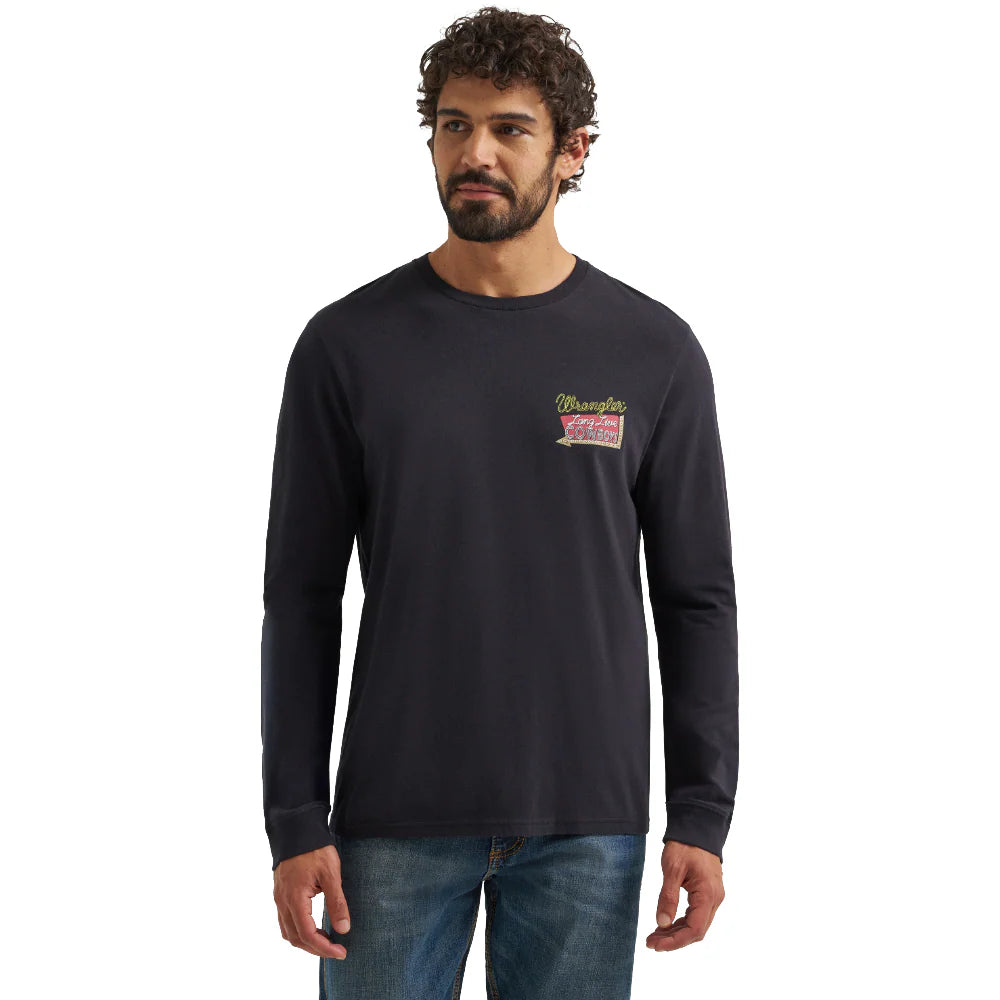 Wrangler Men's Long Live Cowboys Black Beauty T-Shirt 112368560