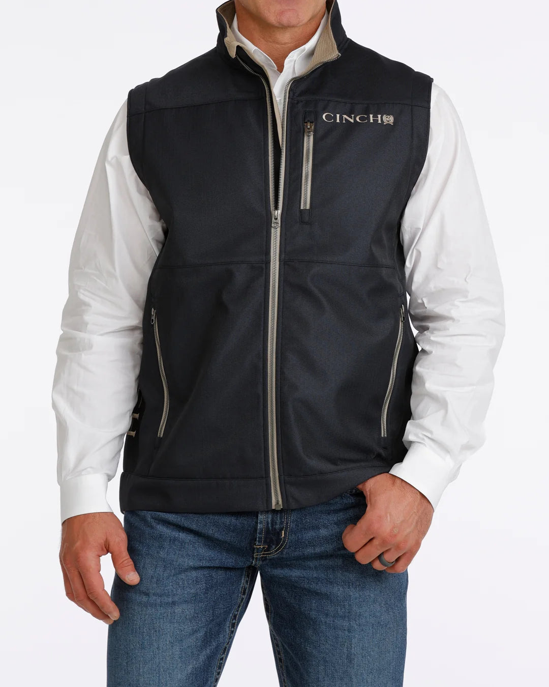 Cinch Men’s Bonded Navy Vest