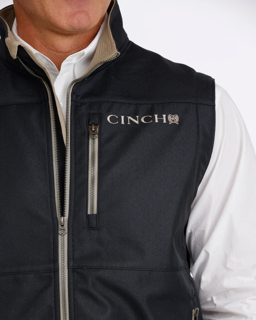 Cinch Men’s Bonded Navy Vest