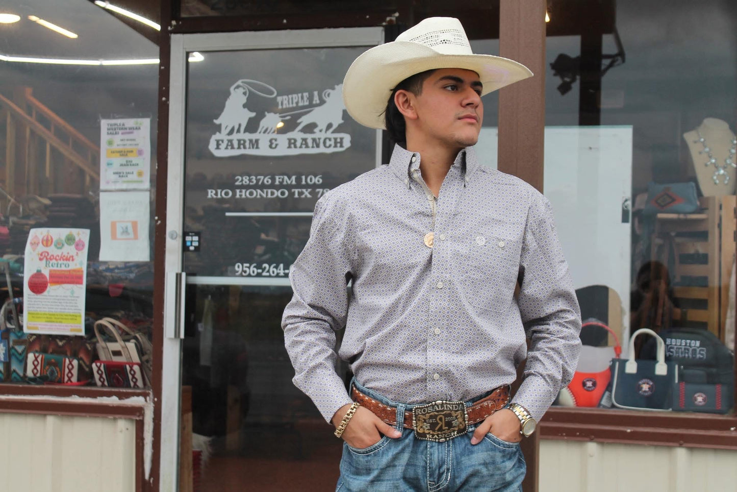 WRANGLER MEN'S GEORGE STRAIT STONE SHIRT 👕