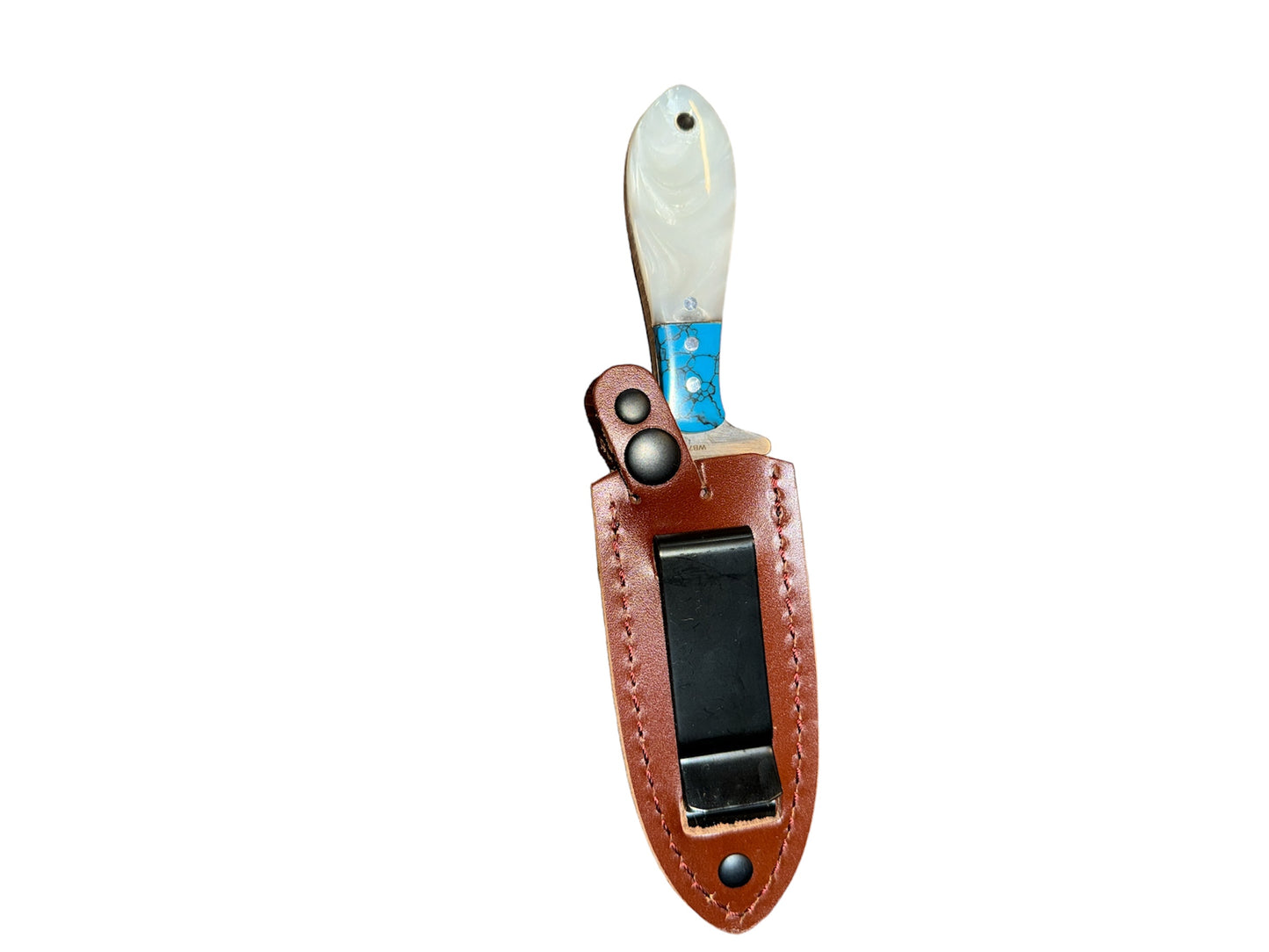 Pearl Agate Vaquero Dagger Knife